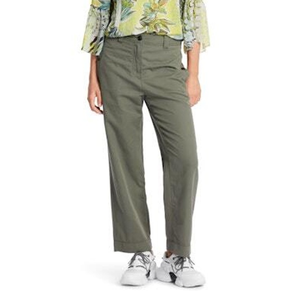 Marc Cain Sports Wukari linen blend pants 2 New - Picture 1 of 7